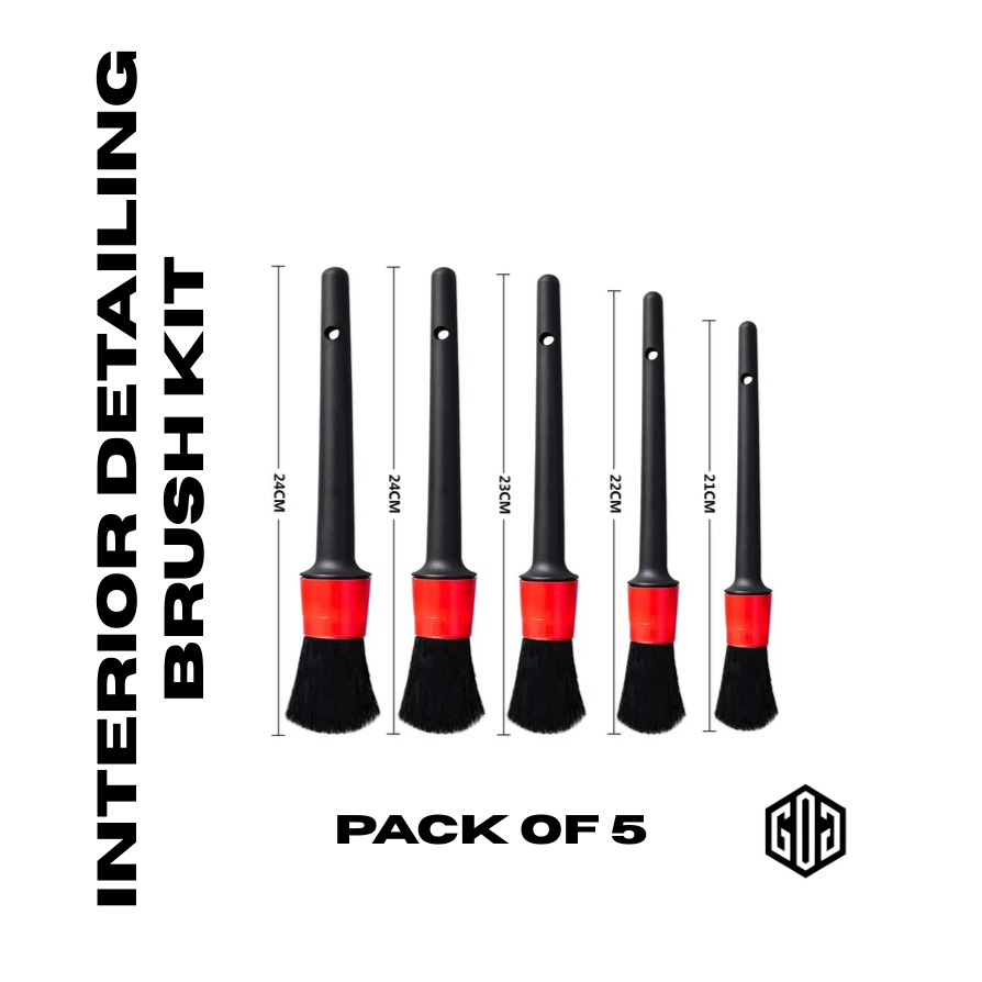 5-in-1 Interior Detailing Brush Set