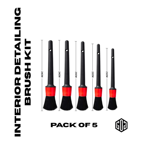 5-in-1 Interior Detailing Brush Set